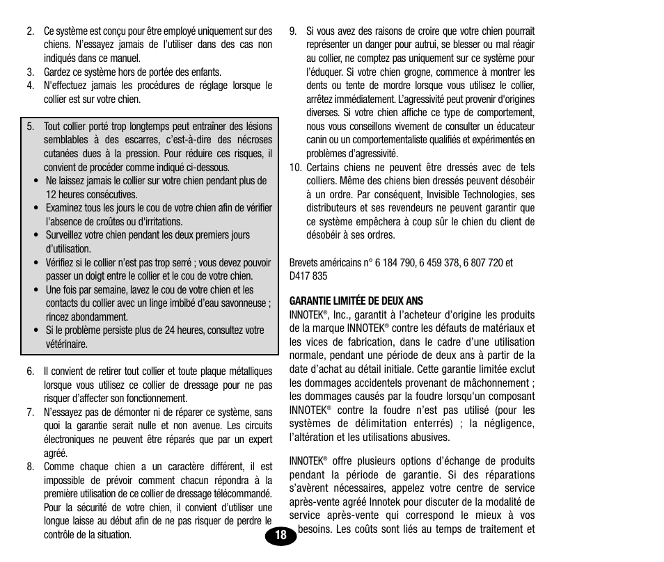Petsafe Innotek UltraSmart Micro Remote Trainer User Manual | Page 19 / 71