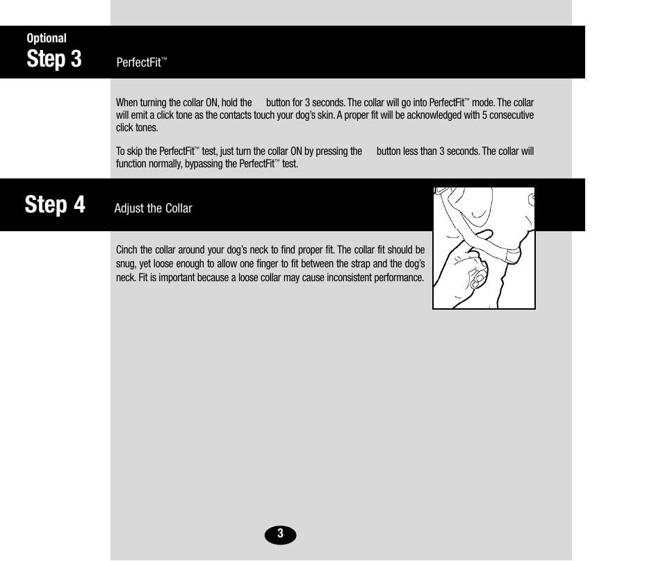 Step 4, Step 3 | Petsafe Innotek UltraSmart Micro Remote Trainer User Manual | Page 4 / 71
