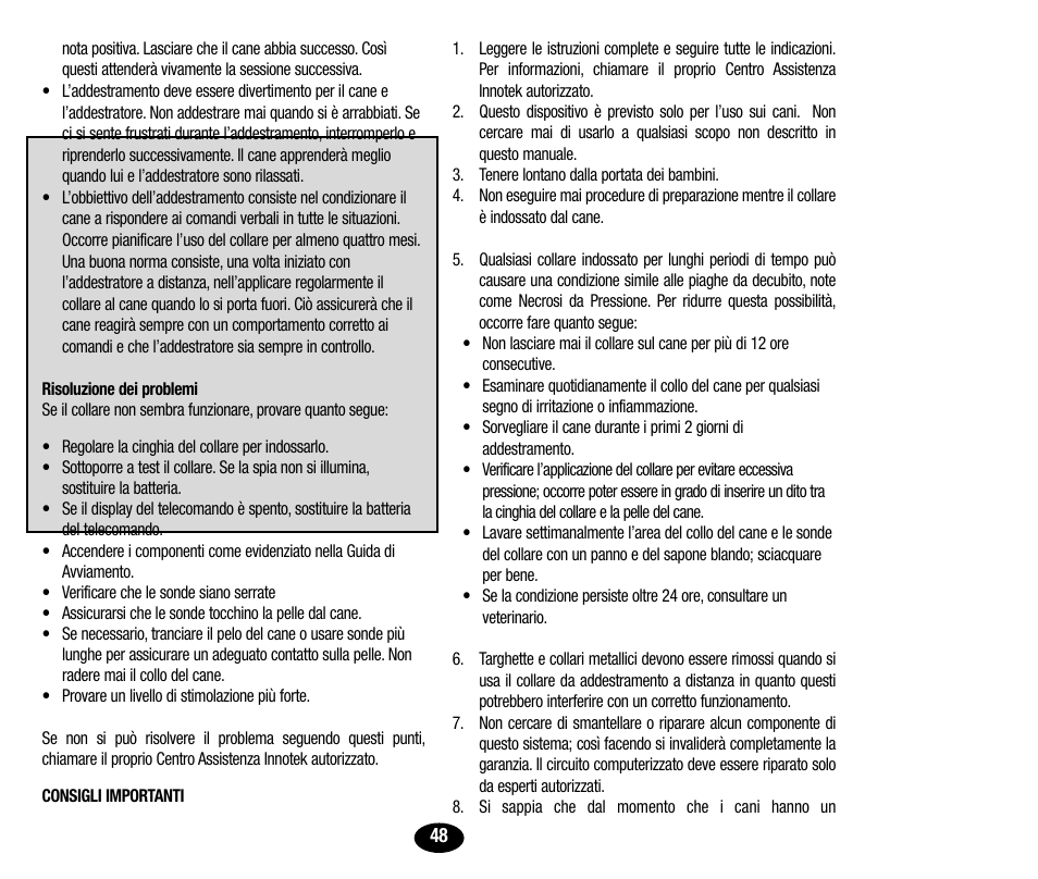 Petsafe Innotek UltraSmart Micro Remote Trainer User Manual | Page 49 / 71