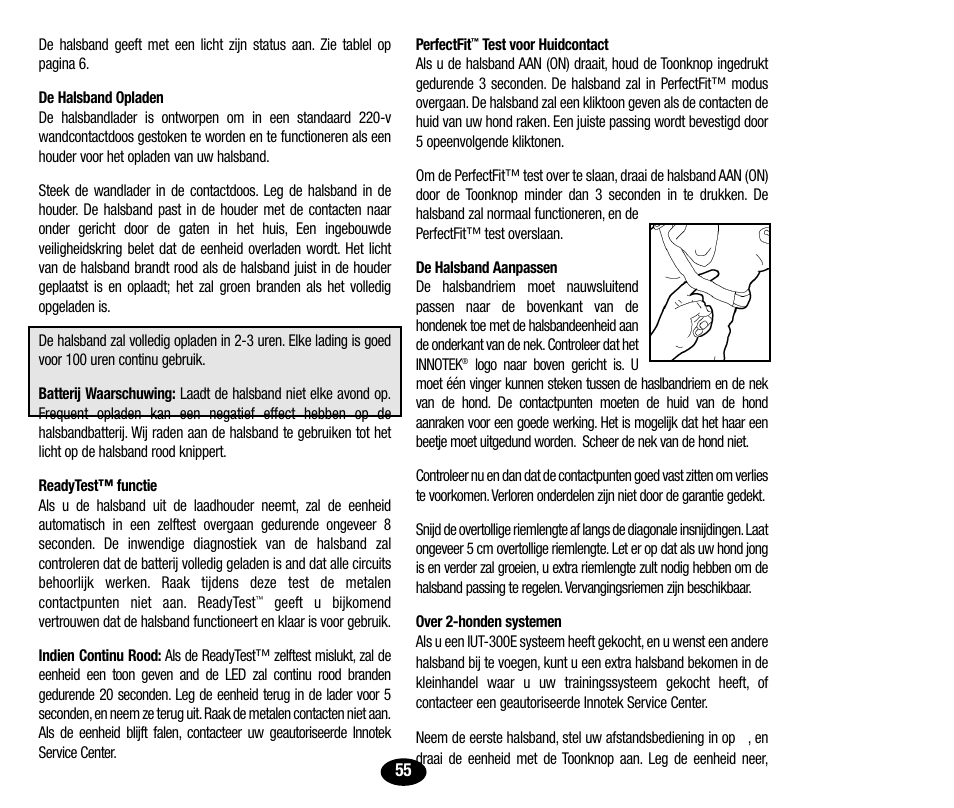 Petsafe Innotek UltraSmart Micro Remote Trainer User Manual | Page 56 / 71