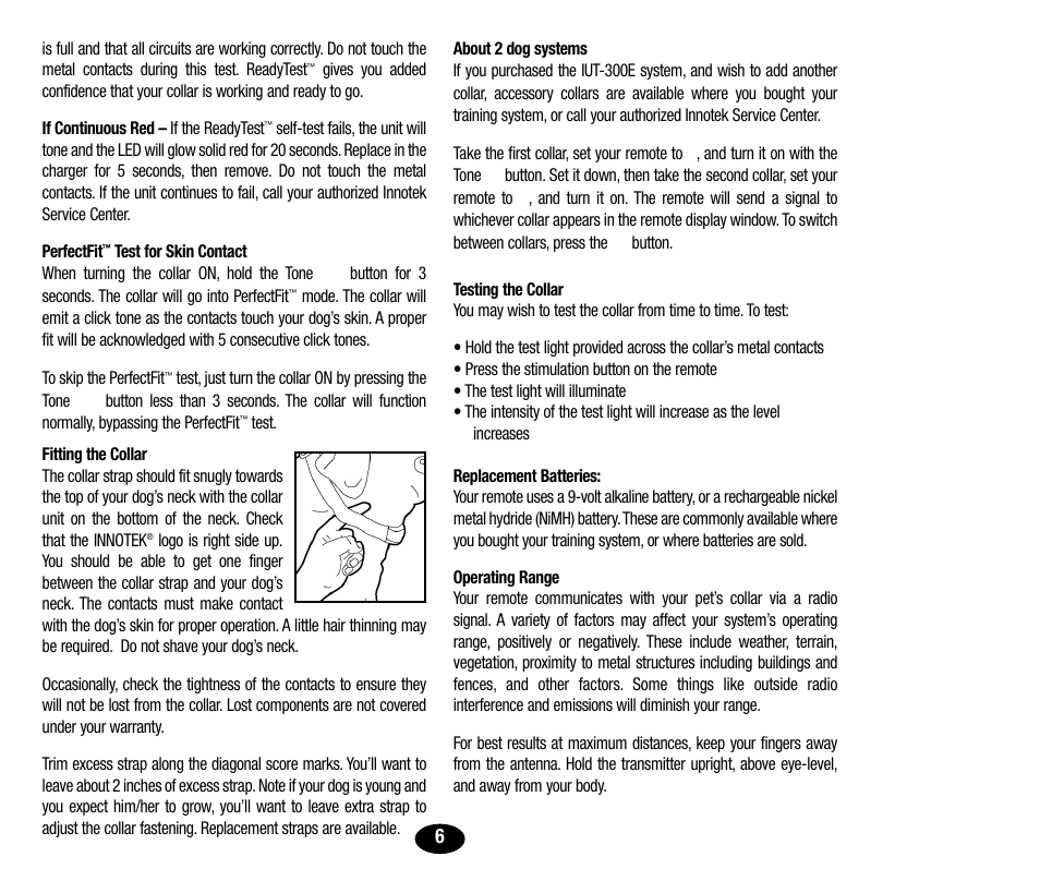 Petsafe Innotek UltraSmart Micro Remote Trainer User Manual | Page 7 / 71