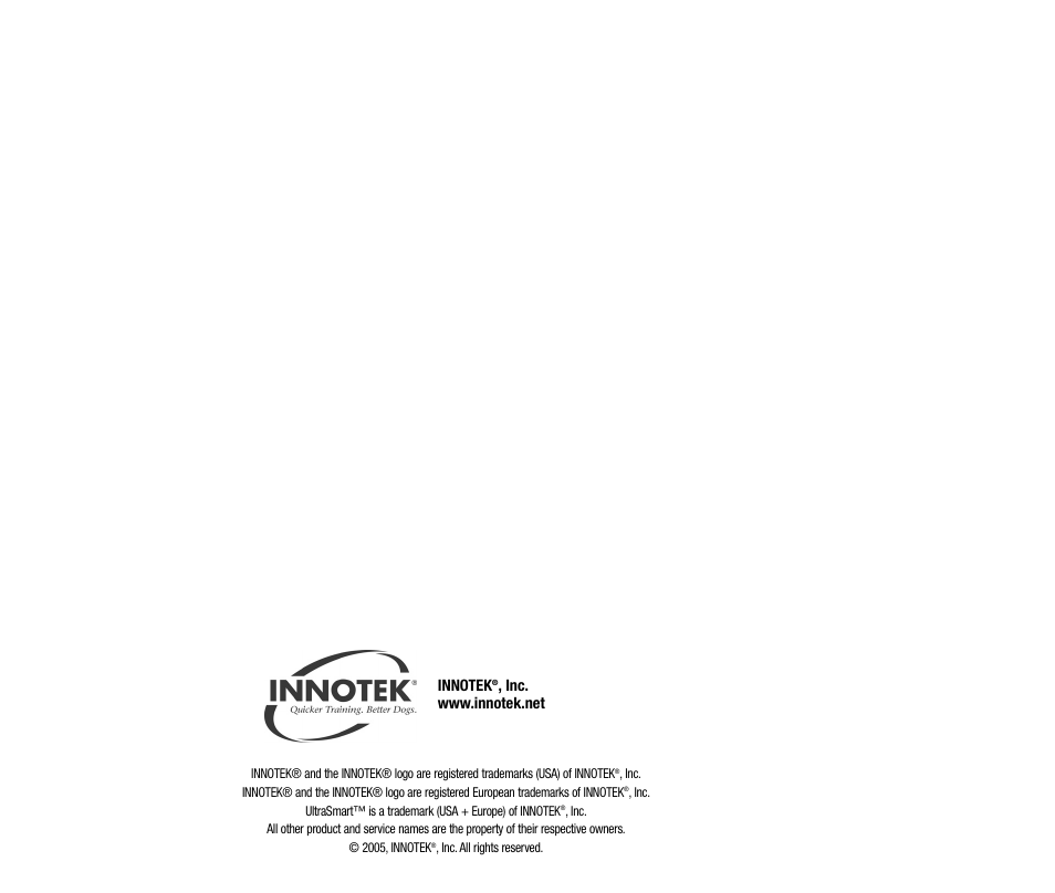 Petsafe Innotek UltraSmart Micro Remote Trainer User Manual | Page 70 / 71