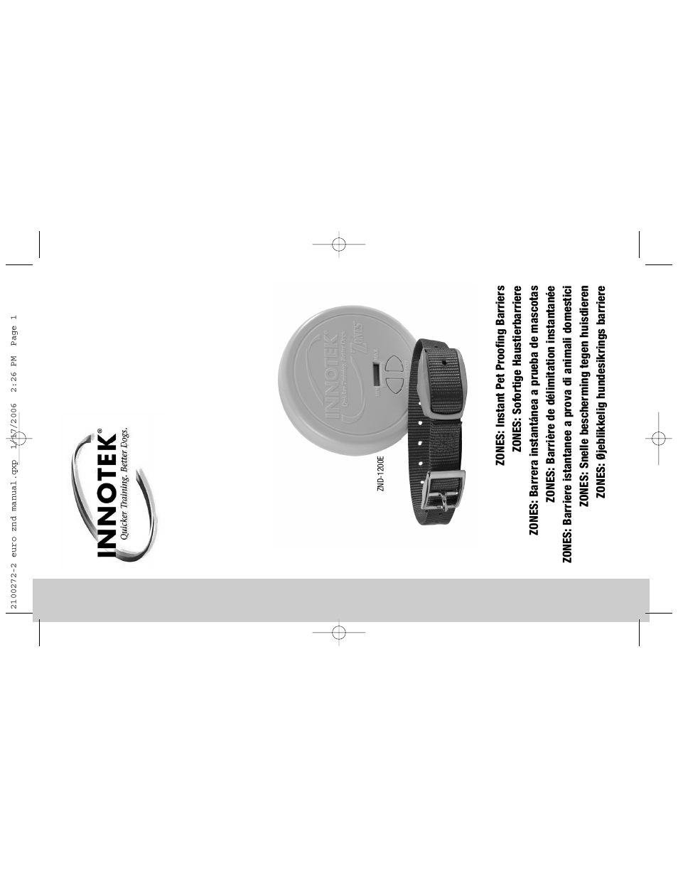 Petsafe Innotek Zones Instant Pet Proofing Barrier User Manual | 17 pages