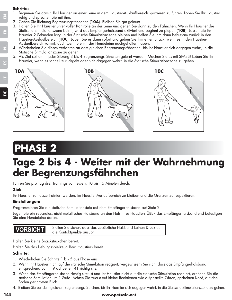 Petsafe Little Dog Deluxe In-Ground Fence™ User Manual | Page 144 / 152