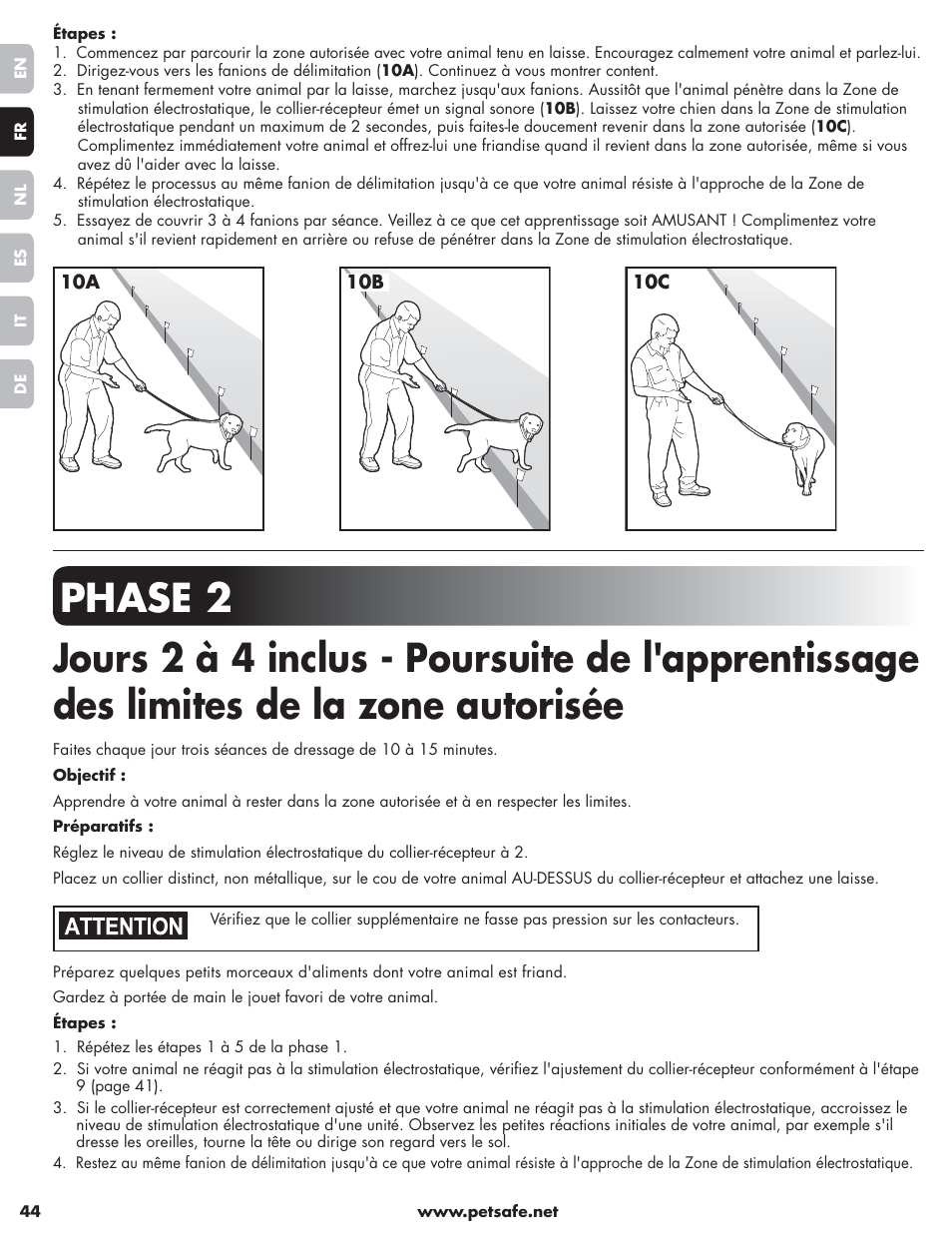 Petsafe Little Dog Deluxe In-Ground Fence™ User Manual | Page 44 / 152