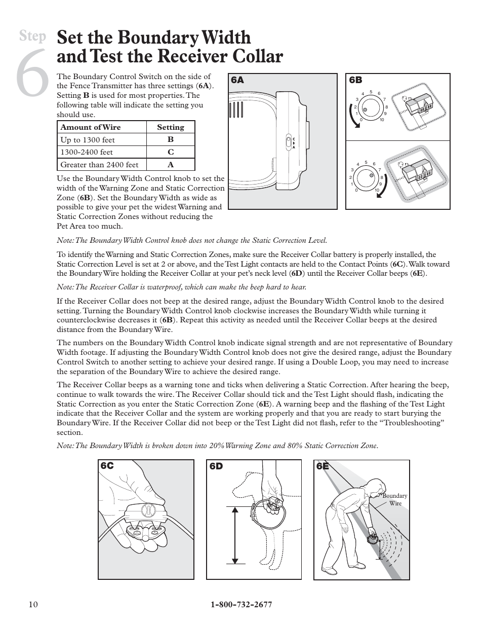 Step | Petsafe Little Dog Deluxe In-Ground Fence™ User Manual | Page 10 / 24