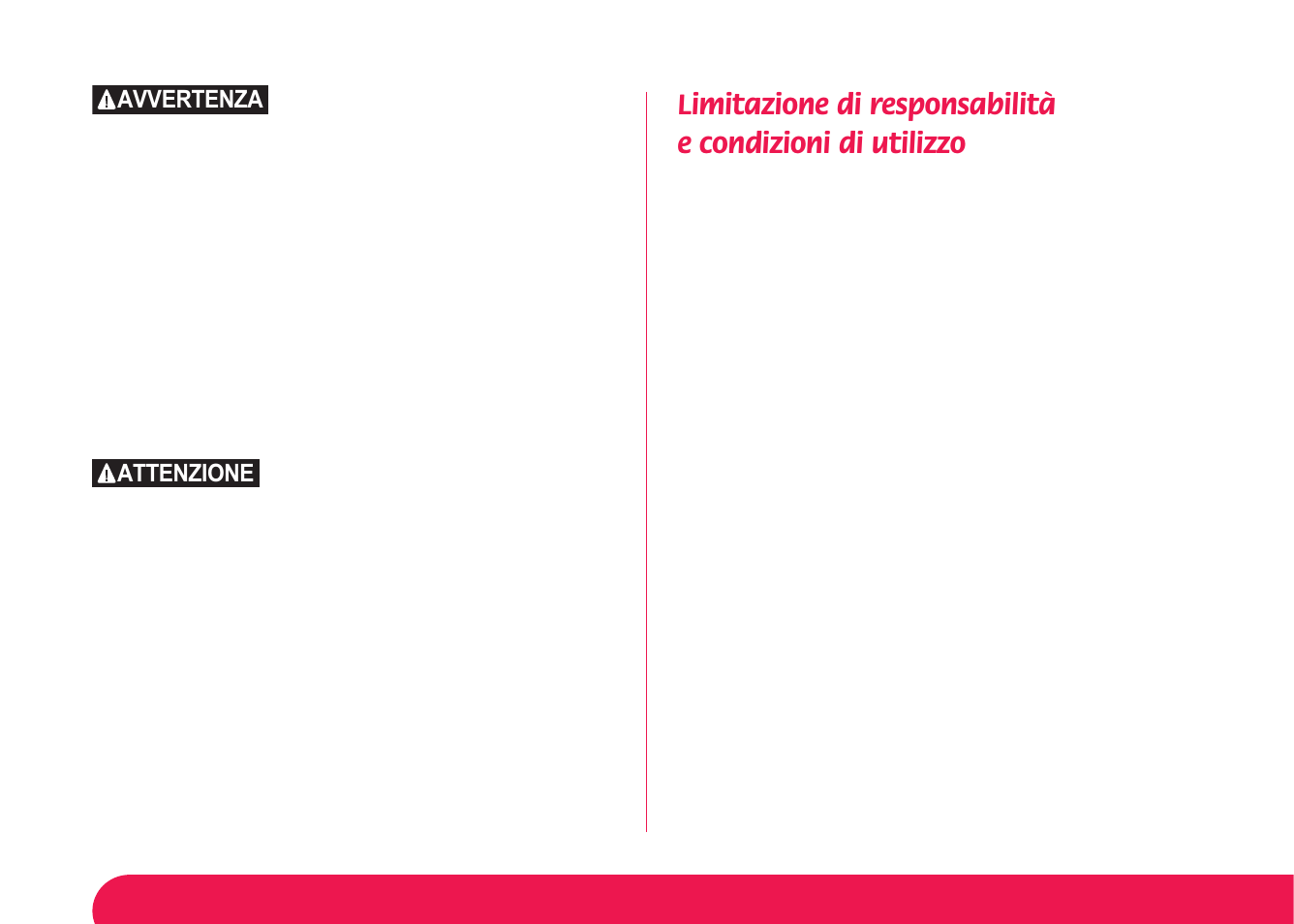 Avvertenza attenzione | Petsafe Magnetic 4-Way Locking Cat Flap User Manual | Page 41 / 52