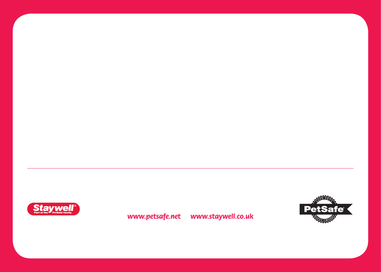Radio systems | Petsafe Manual 4 Way Locking Classic Cat Flap User Manual | Page 44 / 44
