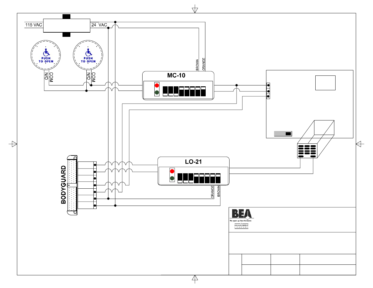 24 v transformer | BEA Gyrotech 1100 User Manual | Page 3 / 14