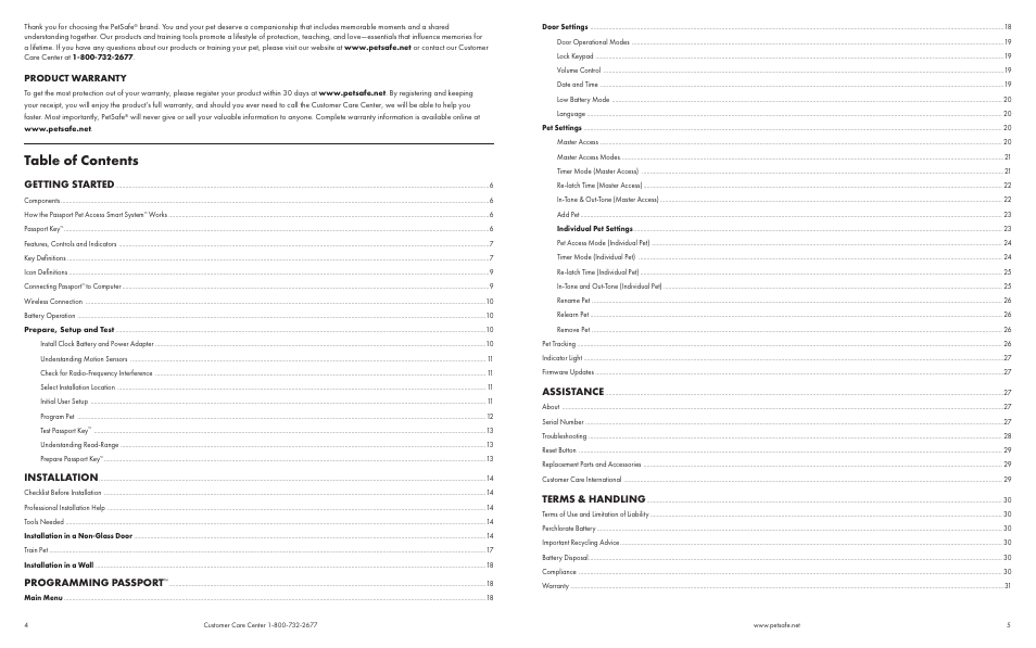 Petsafe Passport™ Pet Access Smart System User Manual | Page 3 / 17