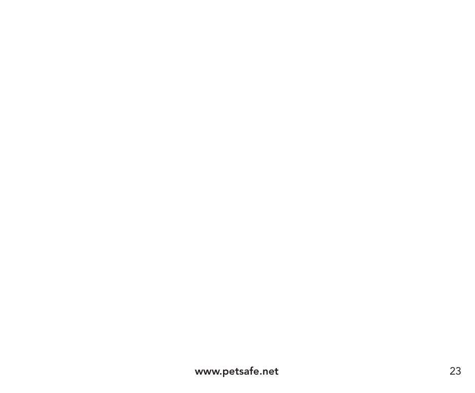 Petsafe Pawz Away® Extra Receiver Collar User Manual | Page 23 / 24