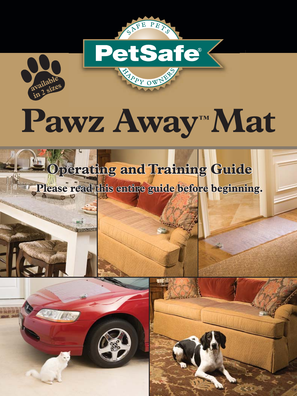 Petsafe Pawz Away® Mat User Manual | 12 pages