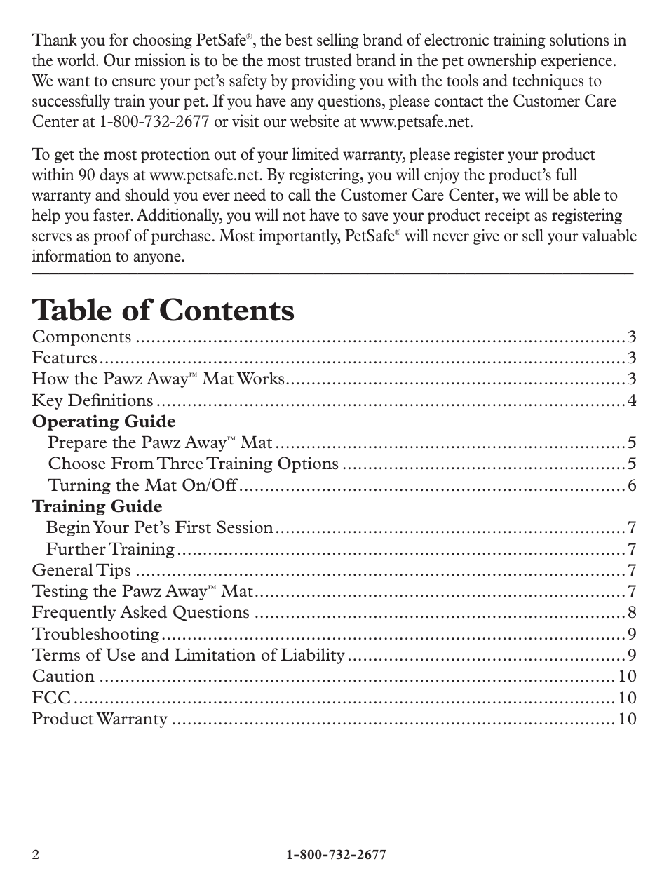 Petsafe Pawz Away® Mat User Manual | Page 2 / 12