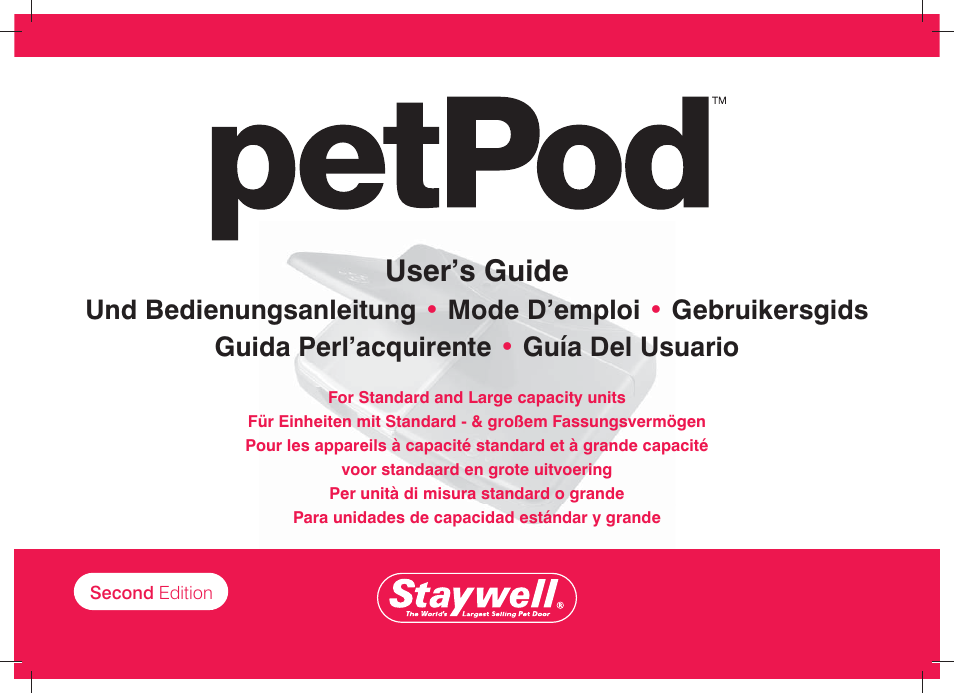 Petsafe petPod™ Digital Pet Feeder User Manual | 30 pages