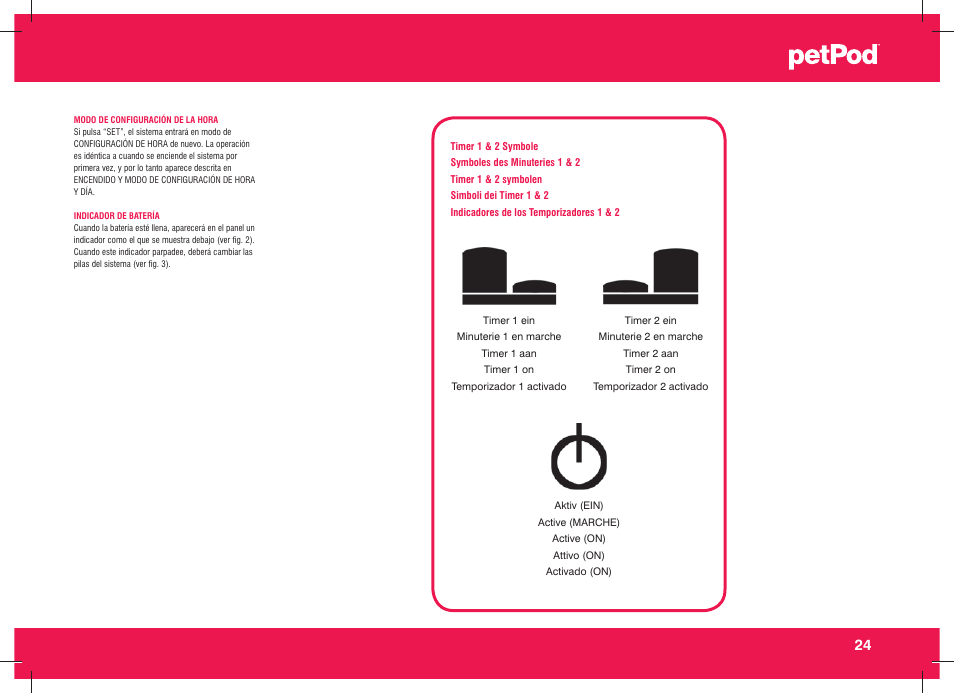 Petsafe petPod™ Digital Pet Feeder User Manual | Page 25 / 30