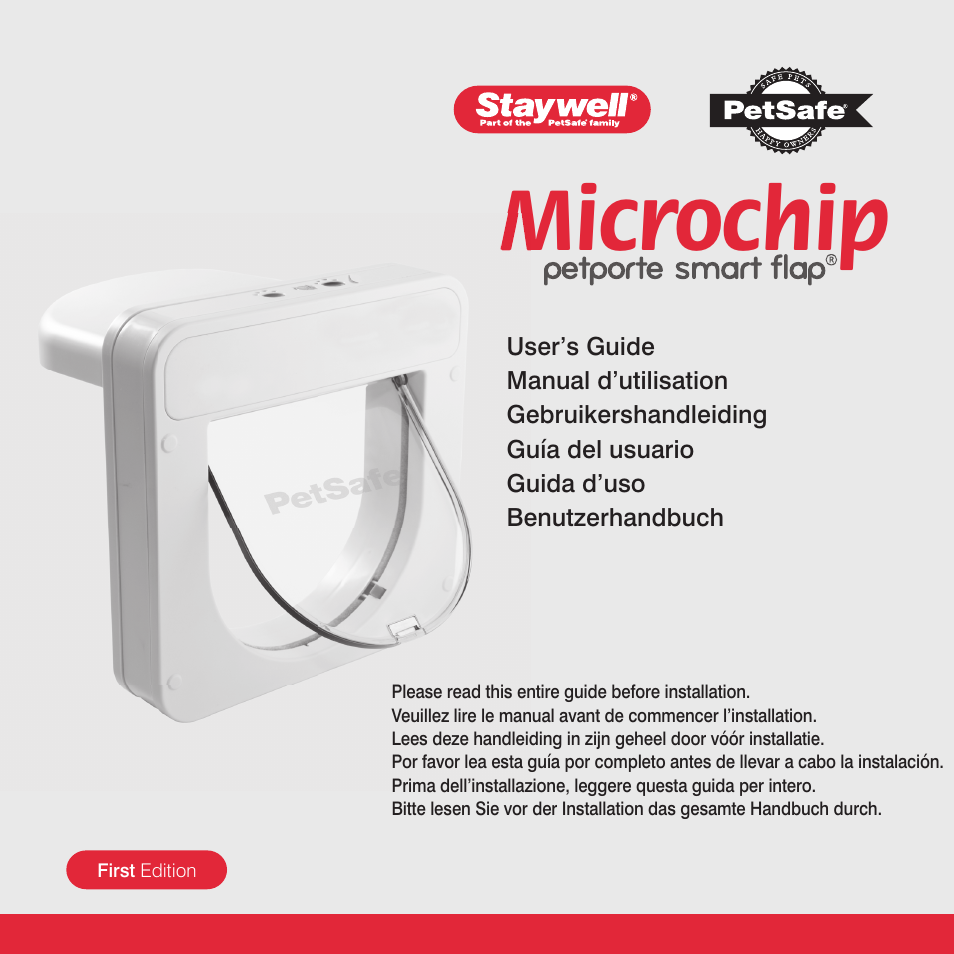 Petsafe Petporte Smart Flap® Microchip Cat Flap User Manual | 116 pages