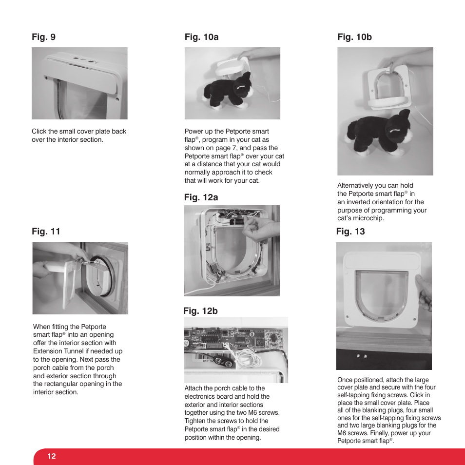 Fig. 12b | Petsafe Petporte Smart Flap® Microchip Cat Flap User Manual | Page 12 / 116