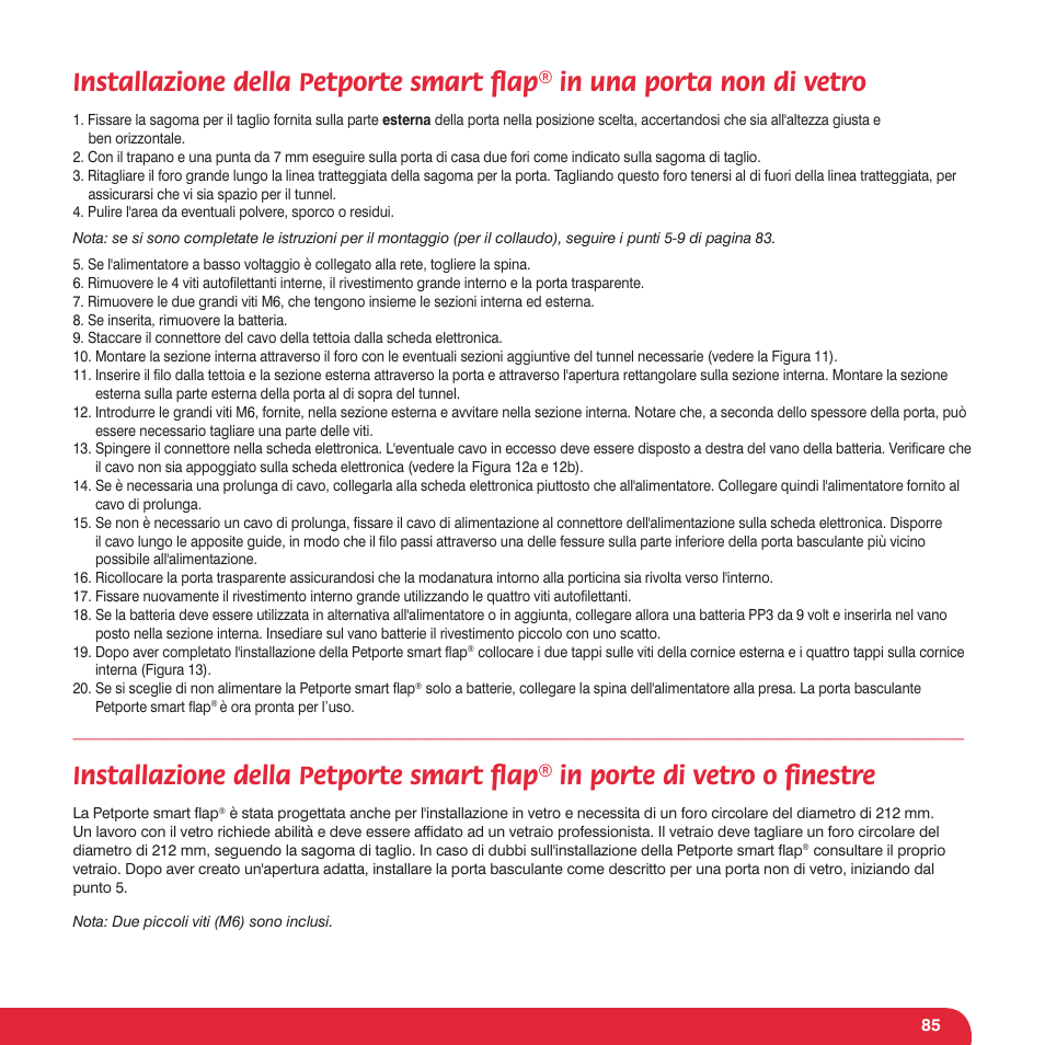 Petsafe Petporte Smart Flap® Microchip Cat Flap User Manual | Page 85 / 116