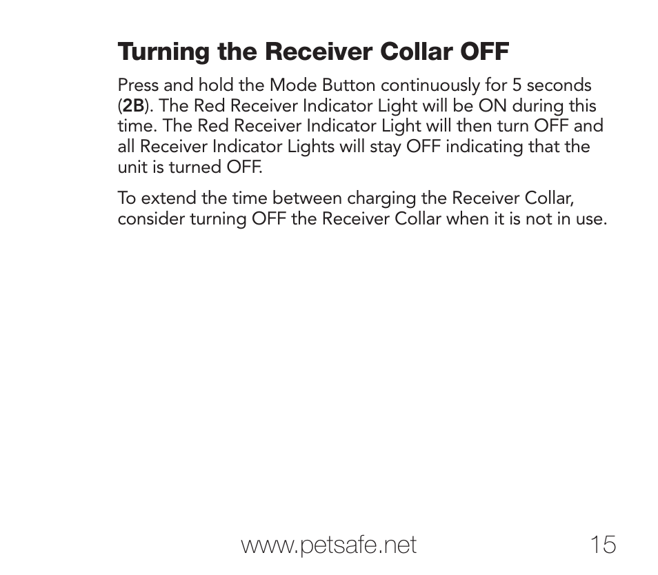 Step, Prepare the receiver collar | Petsafe Rechargeable Add-A-Dog® Extra Receiver Collar User Manual | Page 15 / 40