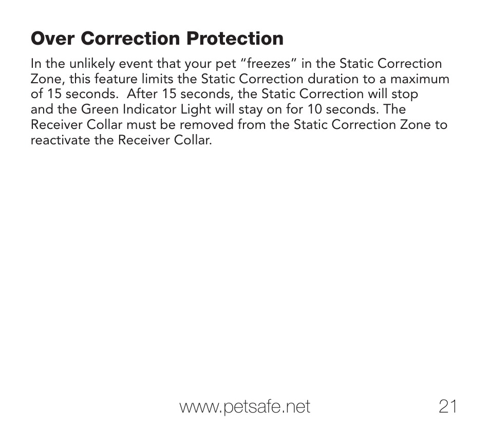 Petsafe Rechargeable Add-A-Dog® Extra Receiver Collar User Manual | Page 21 / 40
