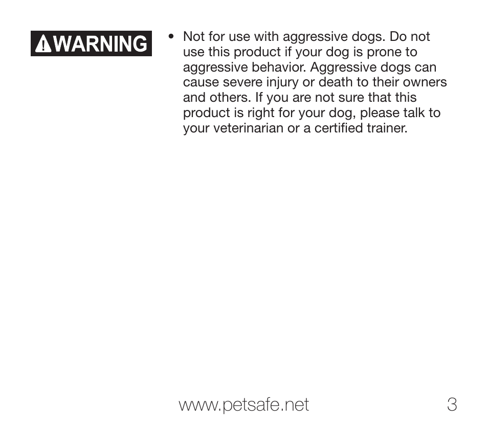 Petsafe Rechargeable Add-A-Dog® Extra Receiver Collar User Manual | Page 3 / 40