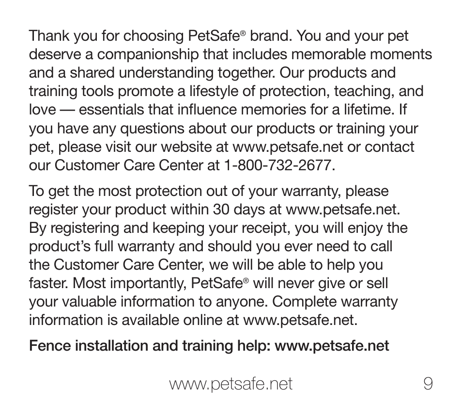 Petsafe Rechargeable Add-A-Dog® Extra Receiver Collar User Manual | Page 9 / 40