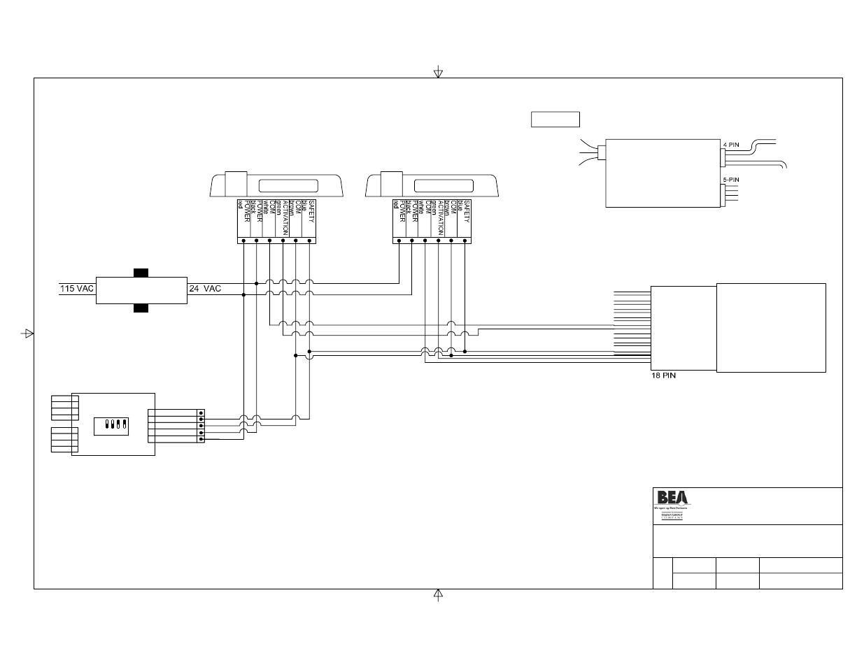Exterior wizard 24 v transformer interior wizard | BEA 80.0068.03 User Manual | Page 14 / 26