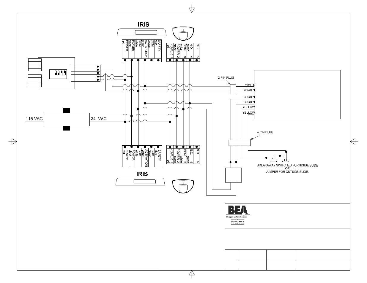 24 v transformer, Interior eagle exterior eagle | BEA 80.0068.03 User Manual | Page 3 / 26