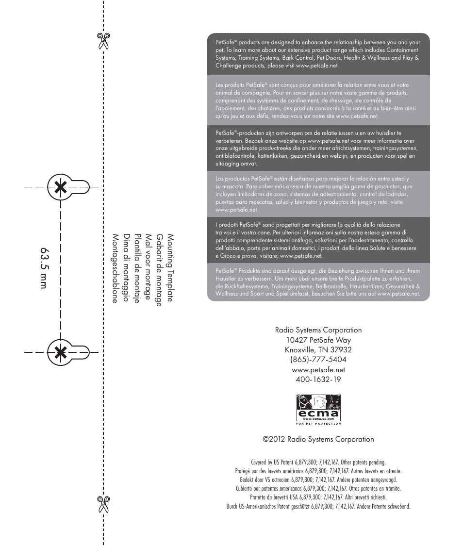 Petsafe Stay+Play Wireless Fence PIF17-13478 User Manual | Page 160 / 160