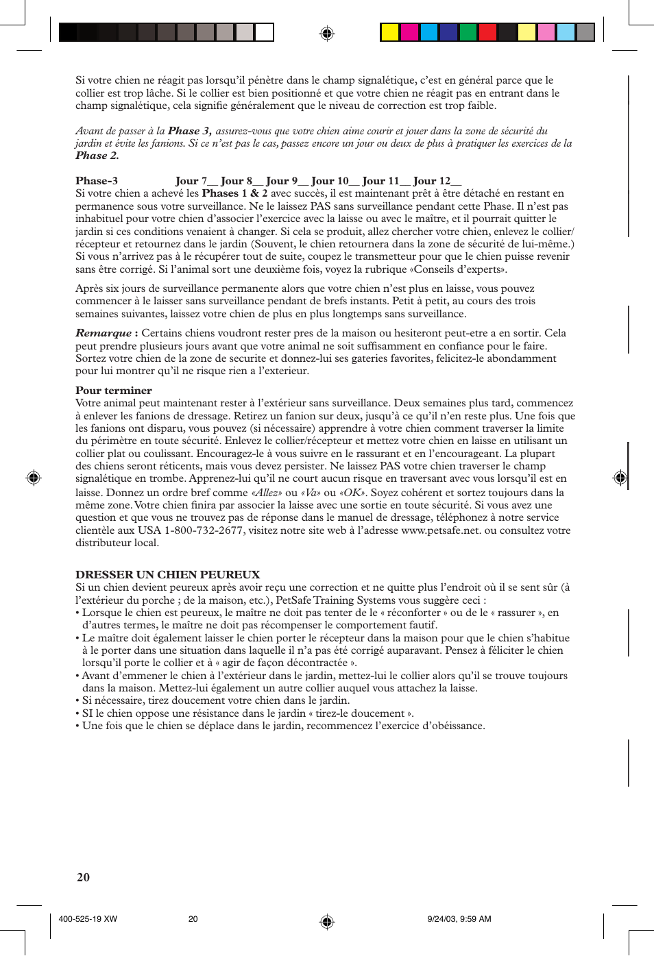 Petsafe Stubborn Dog In-Ground Fence™ System User Manual | Page 20 / 72