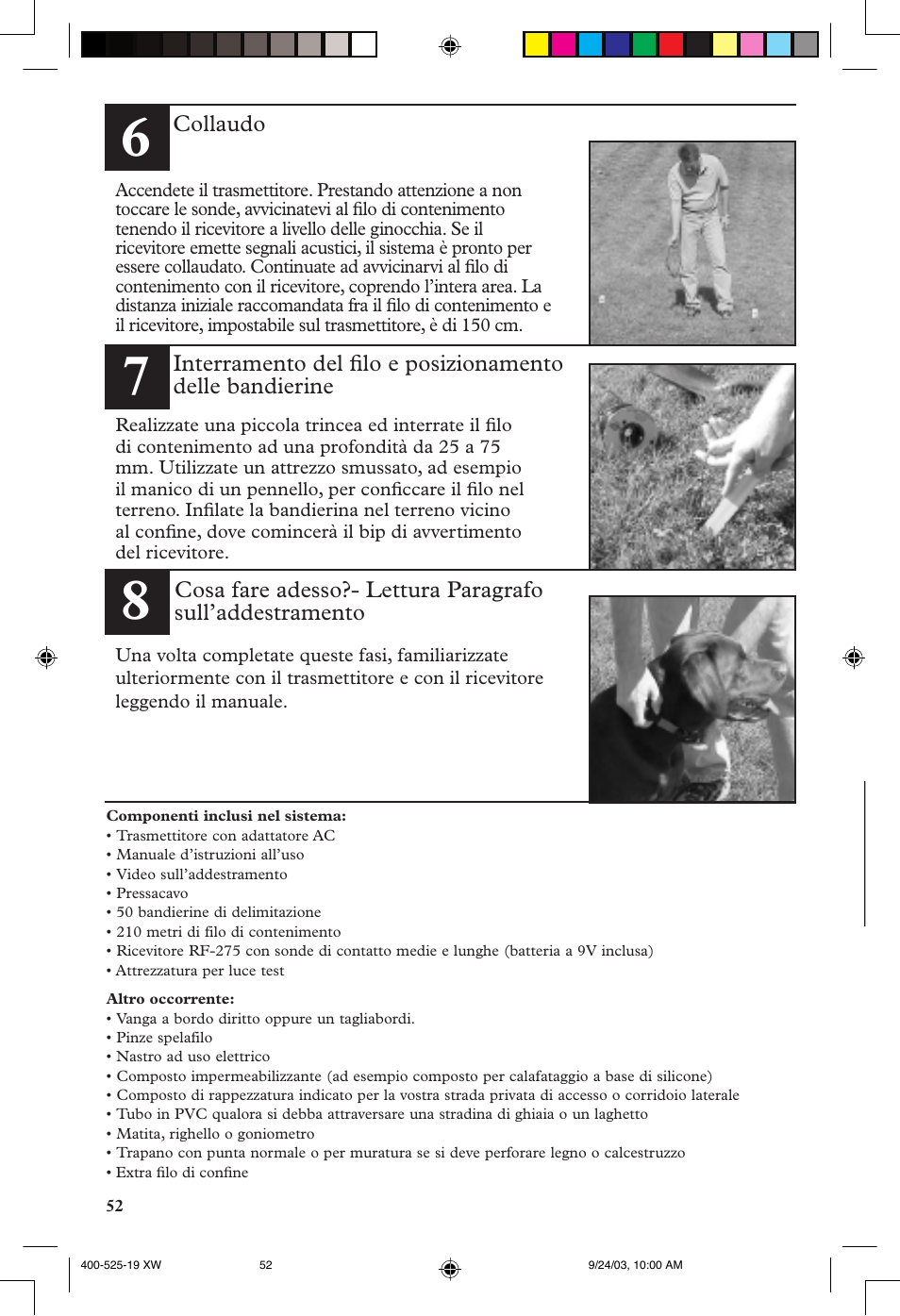 Petsafe Stubborn Dog In-Ground Fence™ System User Manual | Page 52 / 72