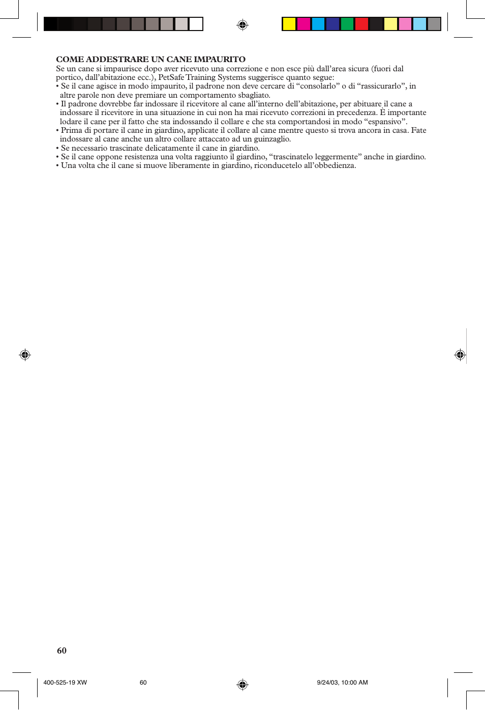 Petsafe Stubborn Dog In-Ground Fence™ System User Manual | Page 60 / 72