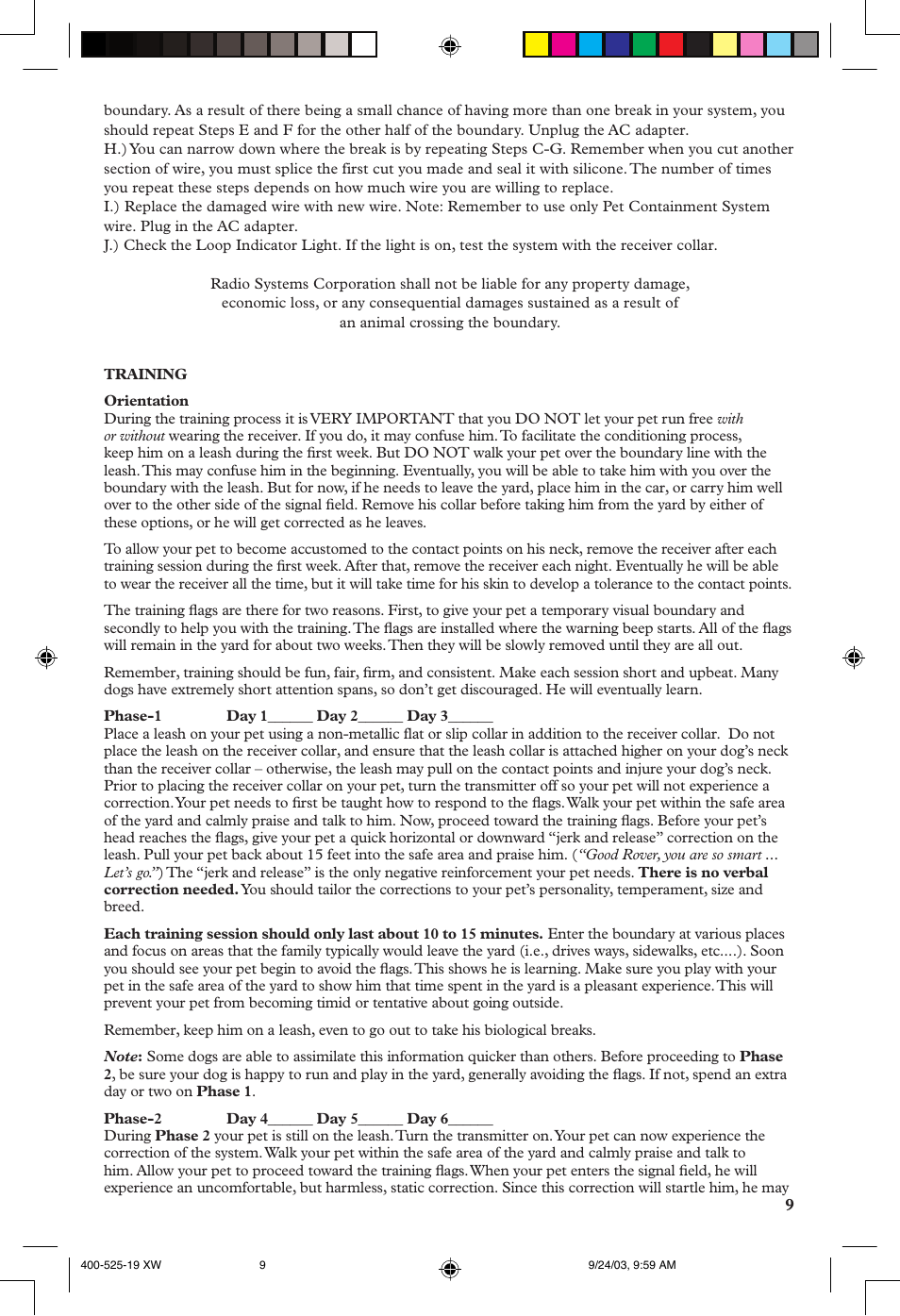Petsafe Stubborn Dog In-Ground Fence™ System User Manual | Page 9 / 72