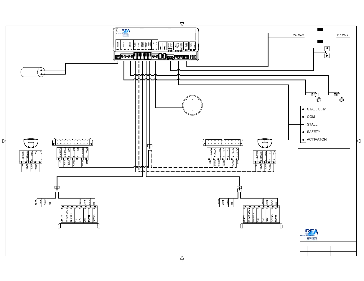 0273.01_general lo-linx-lite, Lo-linx, Eagle 1 24 v transformer door control | Bodyguard 1, Eagle 2 bodyguard 2, Motor | BEA LO Linx 80.0240.04 User Manual | Page 7 / 18