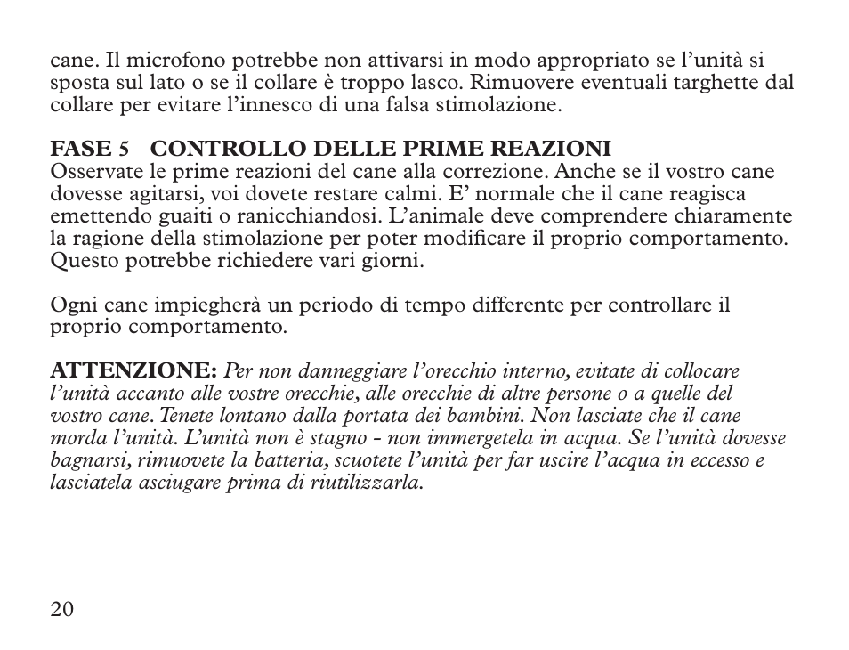 Petsafe Ultralight Sonic Bark Control Collar User Manual | Page 20 / 24