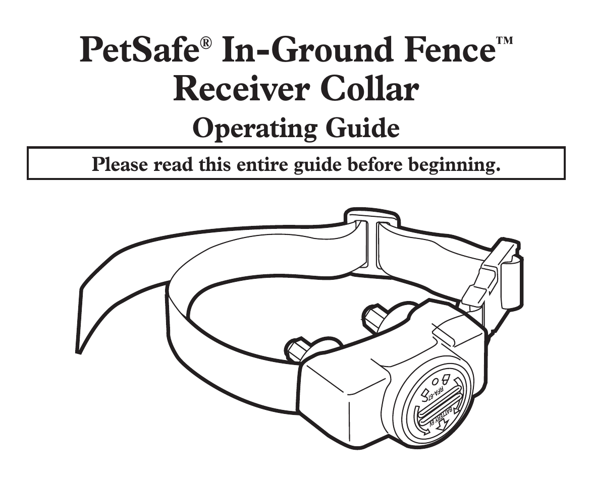 Petsafe Ultralight™ Add-A-Dog® Extra Receiver Collar User Manual | 20 pages