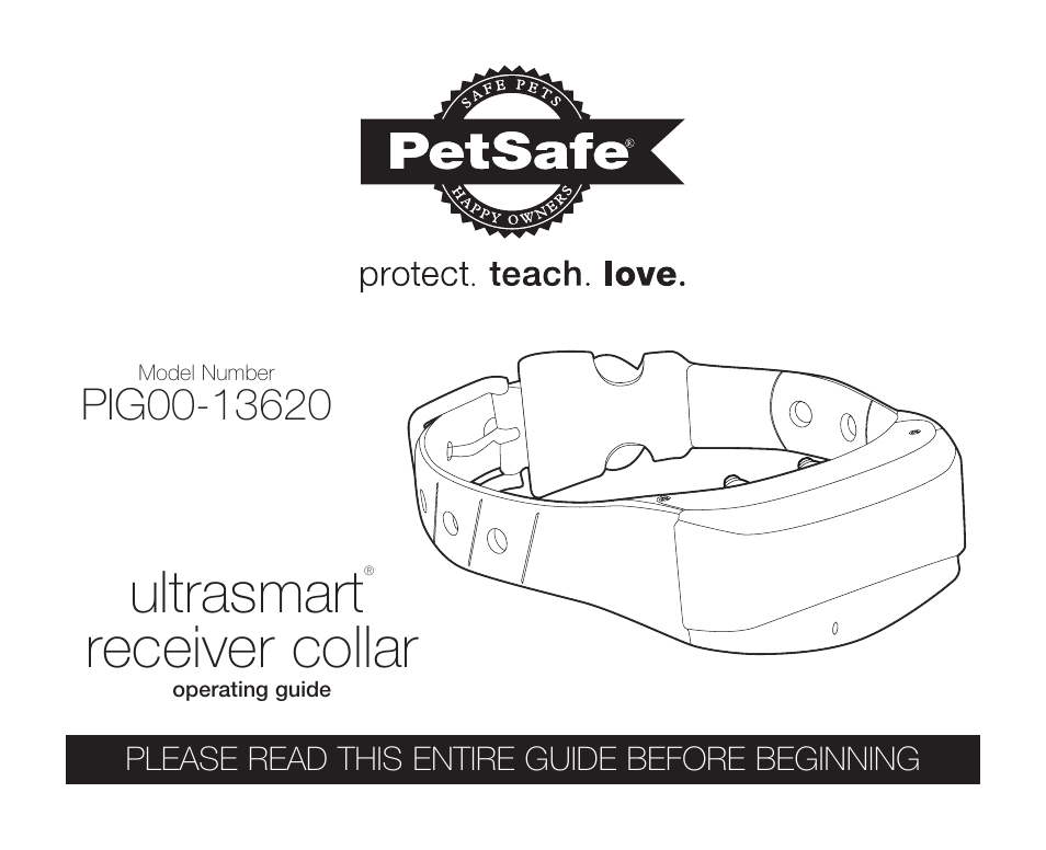 Petsafe UltraSmart® In-Ground Fence™ Receiver Collar User Manual | 28 pages