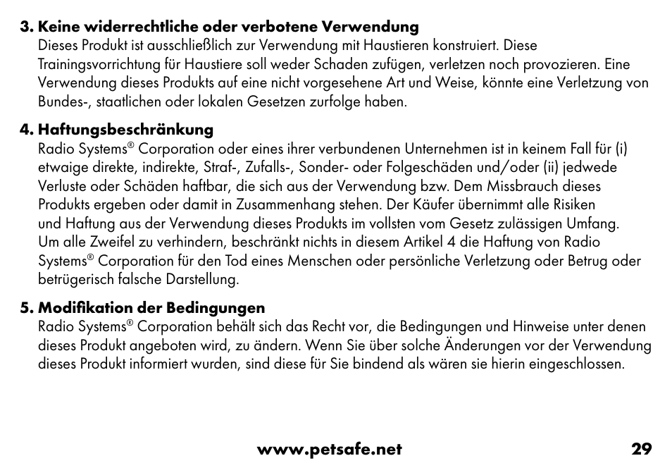 Petsafe VT-800 Remote Vibration Trainer Add-A-Dog® Extra Receiver Collar User Manual | Page 29 / 32