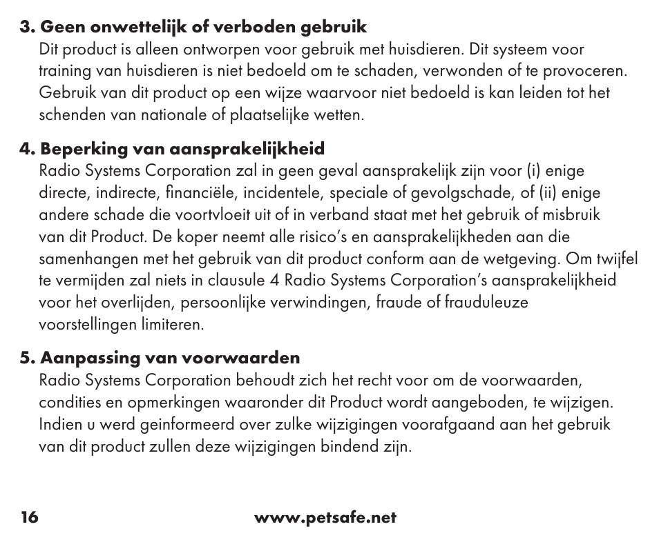 Petsafe Wireless Containment System™ Add-A-Dog® Extra Receiver User Manual | Page 16 / 40