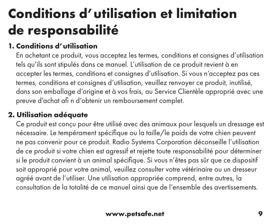 Petsafe Wireless Containment System™ Add-A-Dog® Extra Receiver User Manual | Page 9 / 40