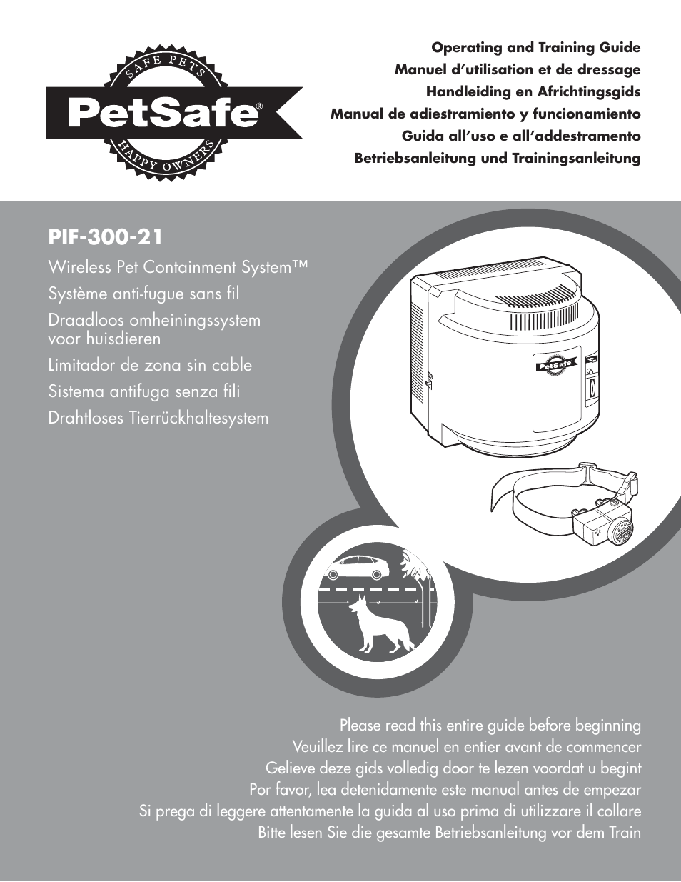 Petsafe Wireless Pet Containment System PIF-300-21 User Manual | 144 pages