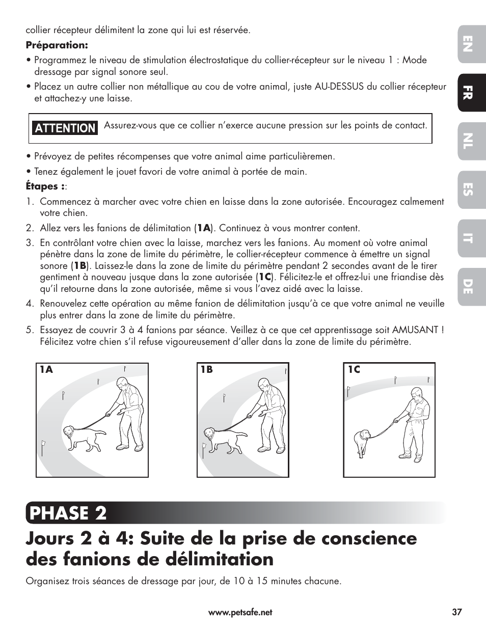 Petsafe Wireless Pet Containment System PIF-300-21 User Manual | Page 37 / 144
