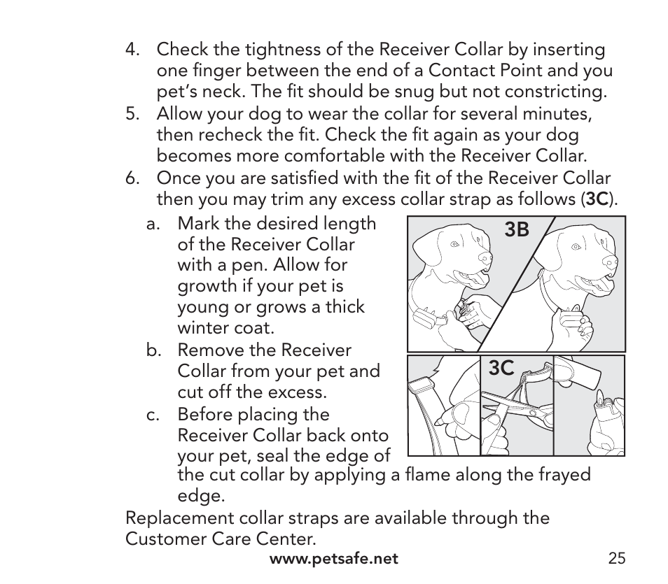 Petsafe YardMax™ Rechargeable In-Ground Fence Add-A-Dog® Extra Receiver Collar User Manual | Page 25 / 44