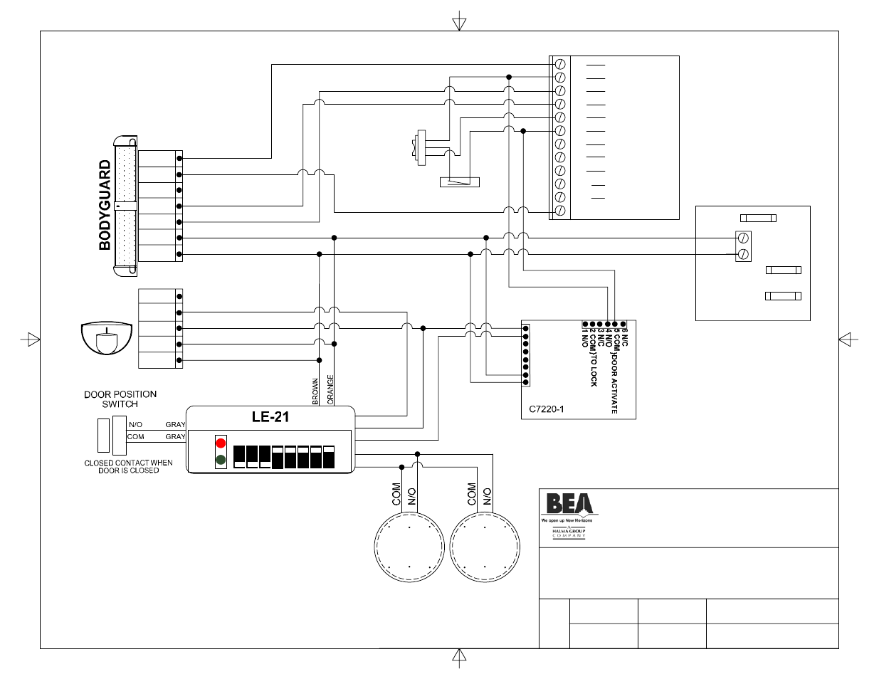 Eagle, C4190 control, C3938 p/s | BEA Horton C2150 User Manual | Page 14 / 20