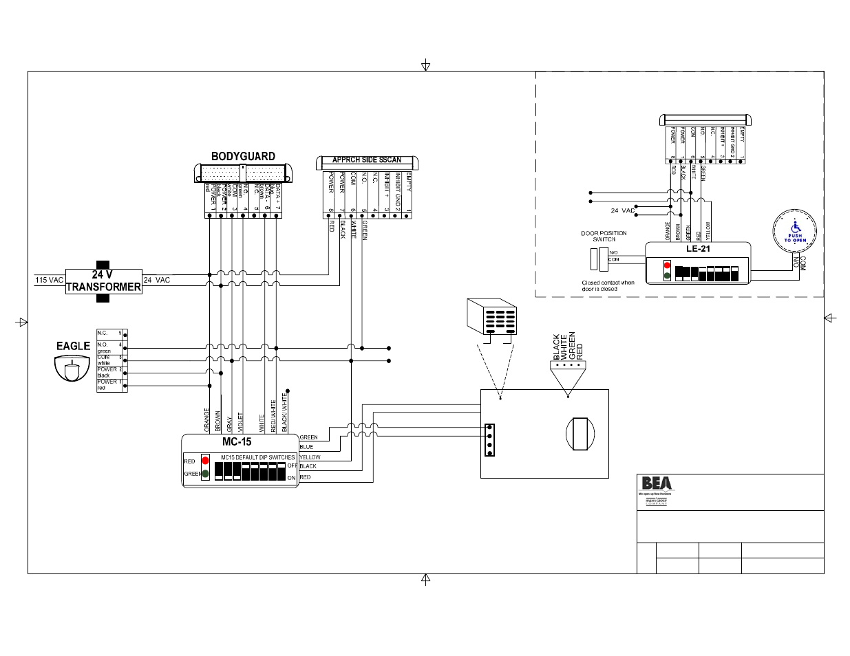 Optional pushplate activation, Horton 7160 | BEA Horton C2150 User Manual | Page 6 / 20