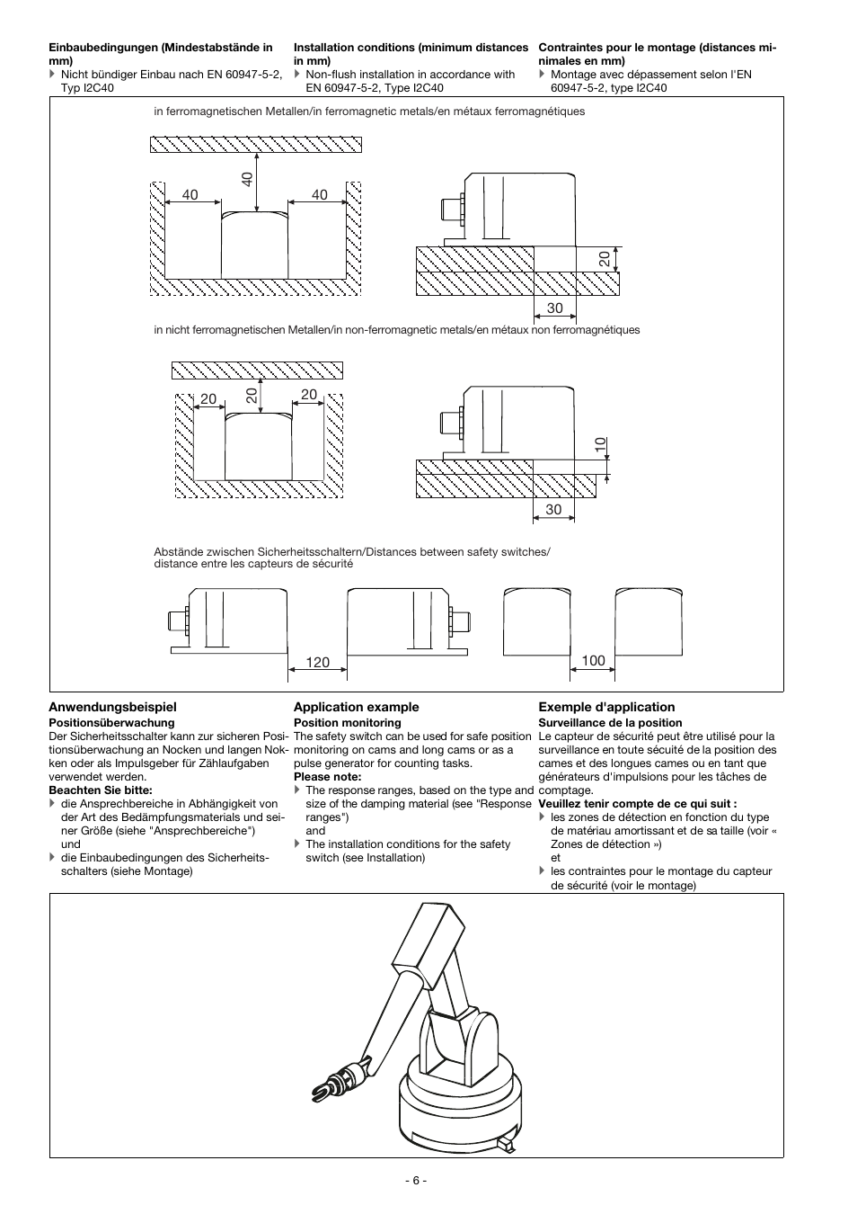 Pilz PSEN in1n User Manual | Page 6 / 12