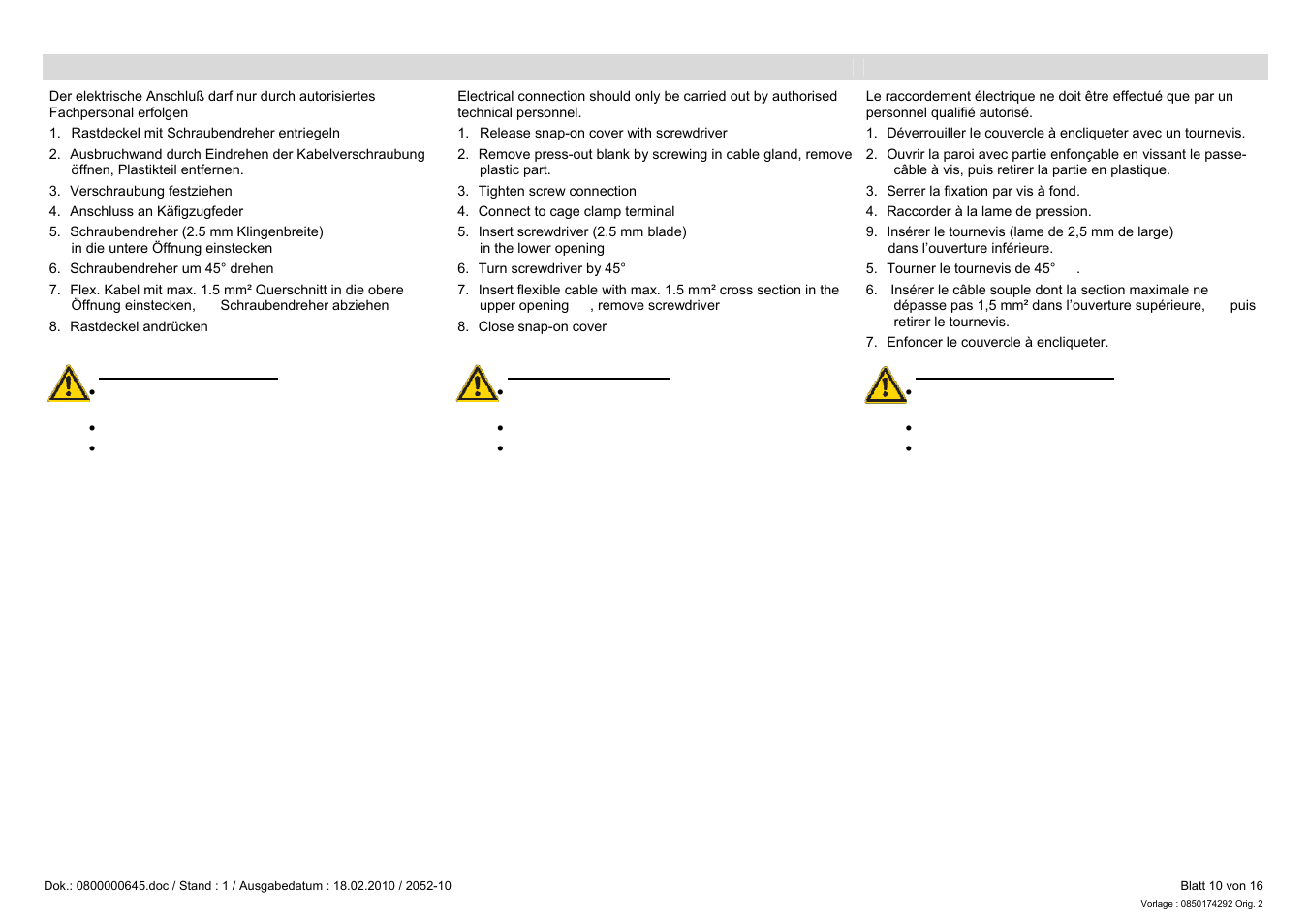 Pilz PSEN rs2.0-175 User Manual | Page 10 / 16