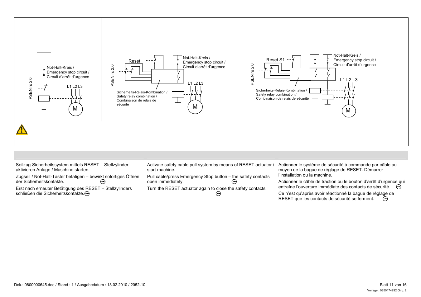 Pilz PSEN rs2.0-175 User Manual | Page 11 / 16