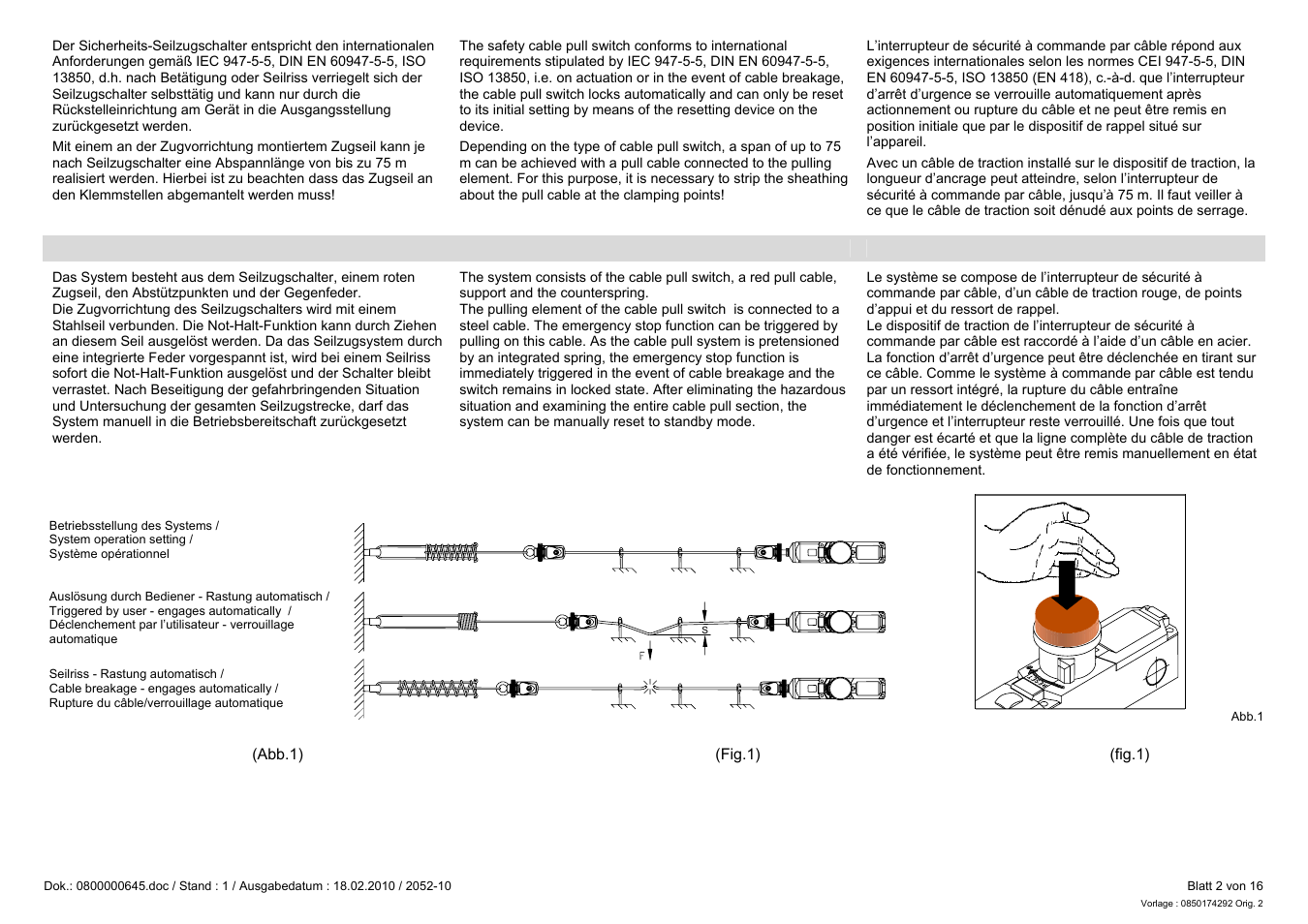 Pilz PSEN rs2.0-175 User Manual | Page 2 / 16