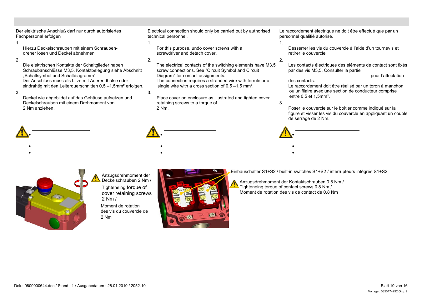 Pilz PSEN rs1.0-300 User Manual | Page 10 / 16